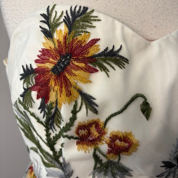 Eva Franco NWT Strapless Cocktail Dress 10 Anthropologie Holiday Party Wedding - Picture 13 of 13